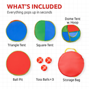 Kids Ball Pit Tents Pop Up Playhouse with Tunnels by LJGDeals