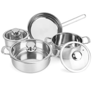 Stainless Steel Cookware Set for Induction Stovetops by LJGDeals