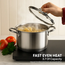 Stainless Steel Cookware Set for Induction Stovetops by LJGDeals