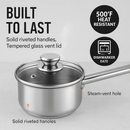 Stainless Steel Cookware Set for Induction Stovetops by LJGDeals