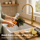 Movable Kitchen Tap Head with Rotatable Swivel and Hose by LJGDeals