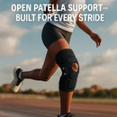 Knee Brace Open Patella with Adjustable Hinges for Sports by LJGDeals