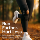 Knee Brace Open Patella with Adjustable Hinges for Sports by LJGDeals