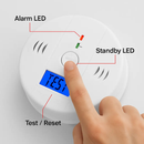 Battery Operated CO Alarm for Home Safety and Alert System by LJGDeals