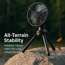 Foldable Camping Fan with Oscillating Tripod and USB Power by LJGDeals