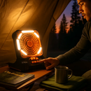 Solar Camping Fan with Lantern - USB & Solar Power by LJGDeals