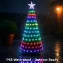 Collapsible Christmas Tree Lights with Remote App Control by LJGDeals
