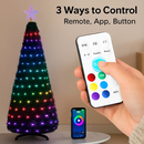 Collapsible Christmas Tree Lights with Remote App Control by LJGDeals