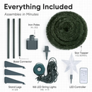 Collapsible Christmas Tree Lights with Remote App Control by LJGDeals