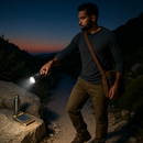 Tactical LED Flashlight Zoomable Spotlight for Outdoor Use by LJGDeals