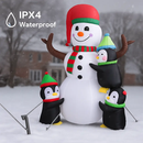 Christmas Inflatable Snowman and Penguin Yard Decoration by LJGDeals