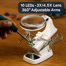 Magnifying Glass with LED Illumination and Flexible Stand by LJGDeals