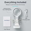 Magnifying Glass with LED Illumination and Flexible Stand by LJGDeals