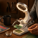 Magnifying Glass with LED Illumination and Flexible Stand by LJGDeals