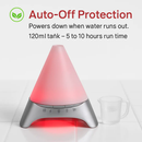 120ml Cool Mist Humidifier Ultrasonic Aroma Essential Oil Diffuser w/Soothing Sounds 7 Color Night Lights Waterless Auto Off for Relaxation and Sleepi by LJGDeals