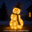Snowman Light for Indoor/Outdoor Festive Decor by LJGDeals