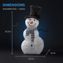 Snowman Light for Indoor/Outdoor Festive Decor by LJGDeals