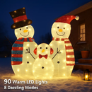 2D Christmas Snowman Yard Decoration with LED Lights by LJGDeals