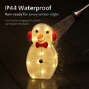 2D Christmas Snowman Yard Decoration with LED Lights by LJGDeals
