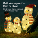 2D Christmas Snowman Yard Decoration with LED Lights by LJGDeals