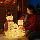 2D Christmas Snowman Yard Decoration with LED Lights by LJGDeals