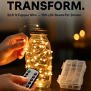 LED String Lights with Copper Wire 100 LEDs by LJGDeals