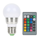 16 Colors Change LED Bulbs E27 3W RGB Dimmable Mood Lighting Lamp IR Remote Control by LJGDeals