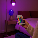 16 Colors Change LED Bulbs E27 3W RGB Dimmable Mood Lighting Lamp IR Remote Control by LJGDeals