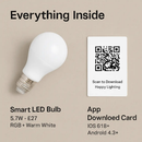 1.6 Million Color Smart Wireless LED Bulb Light by LJGDeals