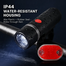 Bike Front and Rear Light Set with Quick-Release Mounts by LJGDeals