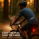 Bike Front and Rear Light Set with Quick-Release Mounts by LJGDeals