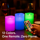 Flameless Candle Set with Remote and Timer by LJGDeals