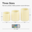 Flameless Candle Set with Remote and Timer by LJGDeals