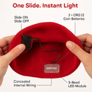 Unisex 5 LED Knitted Beanie Winter Warm Hat Camping Jogging Running Cap Headlamp by LJGDeals
