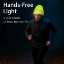 Unisex 5 LED Knitted Beanie Winter Warm Hat Camping Jogging Running Cap Headlamp by LJGDeals