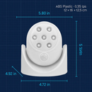 Wireless LED Spotlight 90 ° Motion Sensor Night Lamp 360°Rotate Cordless Stairs Lights Battery Operated w/23ft Sensing Range for Closet Bathroom by LJGDeals