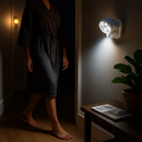 Wireless LED Spotlight 90 ° Motion Sensor Night Lamp 360°Rotate Cordless Stairs Lights Battery Operated w/23ft Sensing Range for Closet Bathroom by LJGDeals