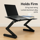Foldable Laptop Table for Bed & Desk with Mouse Board by LJGDeals