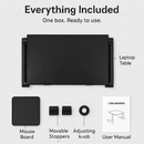 Foldable Laptop Table for Bed & Desk with Mouse Board by LJGDeals