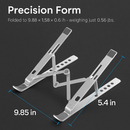 Foldable Aluminum Laptop Stand with Adjustable Angles by LJGDeals