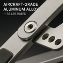 Foldable Aluminum Laptop Stand with Adjustable Angles by LJGDeals