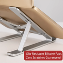 Foldable Aluminum Laptop Stand with Adjustable Angles by LJGDeals