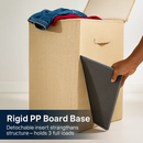 Foldable Laundry Hampers with Lid, Handles & Storage by LJGDeals