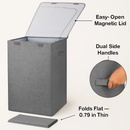 Foldable Laundry Hampers with Lid, Handles & Storage by LJGDeals