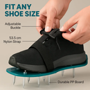 Lawn Aerator Shoes with Adjustable Straps for Lawn by LJGDeals