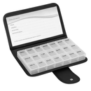 Weekly Pill Organizer in PU Leather Case - 7-Day by LJGDeals