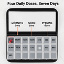 Weekly Pill Organizer in PU Leather Case - 7-Day by LJGDeals