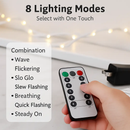 Lighted Birch Garland with Timer, 8 Modes, Outdoor by LJGDeals