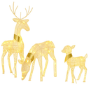 Reindeer Family 2D Christmas Deer Decoration with 3 Modes by LJGDeals