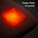 2 In 1 Electric Lumbar Massager Support Pillow Memory Foam Lower Back Massager with Heat Vibration Adapter for Pain Relief by LJGDeals